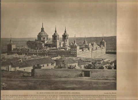 LAMINA V02769: Monasterio de San Lorenzo del Escorial