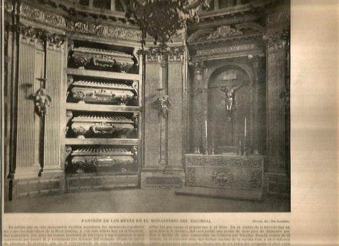 LAMINA V02776: Panteon de los Reyes, Monasterio del Escorial