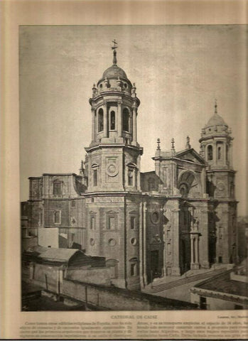 LAMINA V02782: Catedral de Cadiz