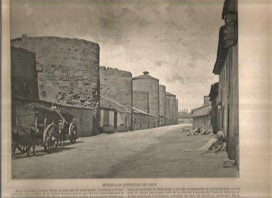 LAMINA V02735: Murallas antiguas de Leon