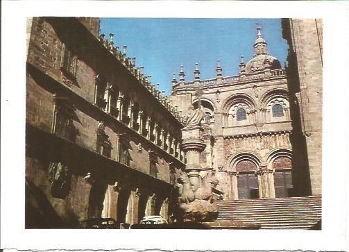LAMINA V02321: Catedral de Santiago. Portada Plaza de las Platerias