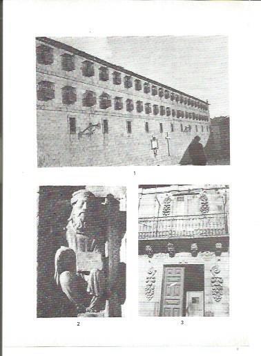 LAMINA V02325: Convento de San Pelayo y La Casa de la Parra en Santiago