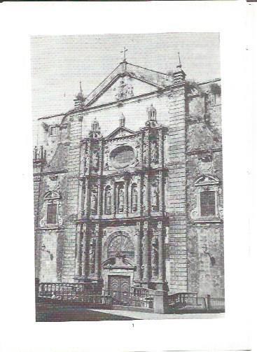 LAMINA V02328: Fachada iglesia de San Martin en Santiago de Compostela