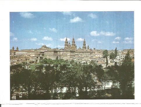 LAMINA V02330: Vista monumental de Santiago de Compostela