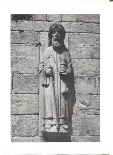 LAMINA V02294: Catedral de Santiago. Santiago Peregrino de la Torre del Reloj