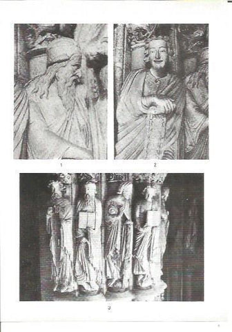 LAMINA V02300: Catedral de Santiago. El Profeta Isaias, Daniel y Cuatro Apostoles