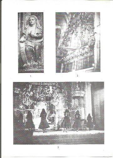 LAMINA V02303: Catedral de Santiago. Santa Maria Salome por J. Bautista de Celma y un organo