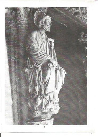 LAMINA V02291: Catedral de Santiago. Parteluz del Portico de la Gloria