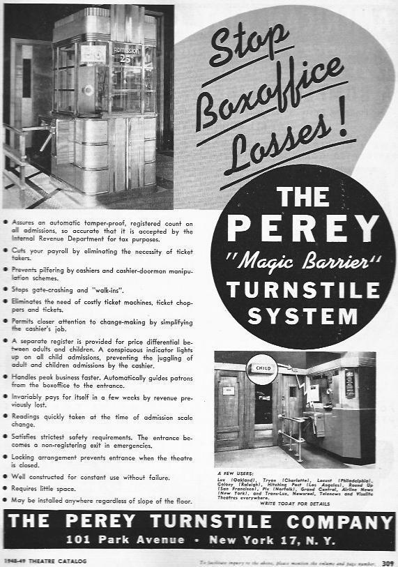 LAMINA 29381: Publicidad de The Perey Turnstile Company