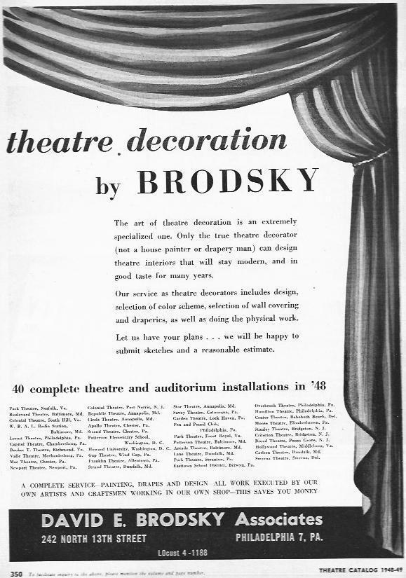 LAMINA 29400: Publicidad de David E. Brodsky Associates