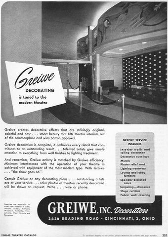 LAMINA 29401: Publicidad de Greiwe Inc. Decoration