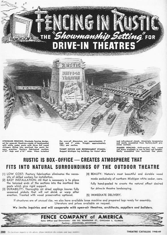 LAMINA 29367: Publicidad de Fence Company of America