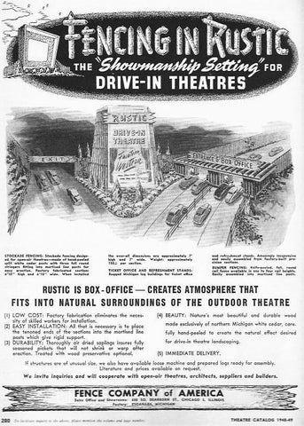 LAMINA 29367: Publicidad de Fence Company of America
