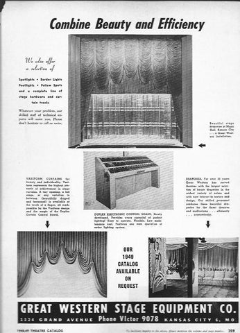 LAMINA 29405: Publicidad de Great Western Stage Equipement Co.