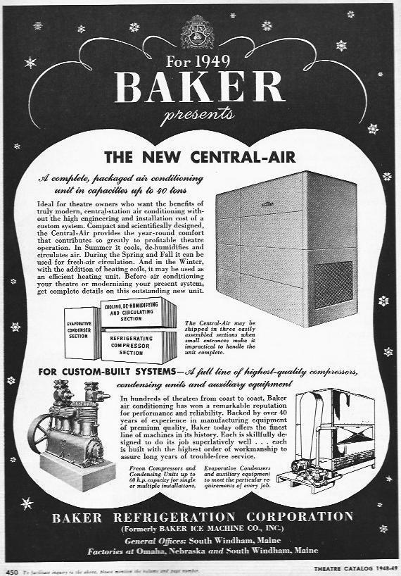 LAMINA 29438: Publicidad de Baker Refrigeration Corporation