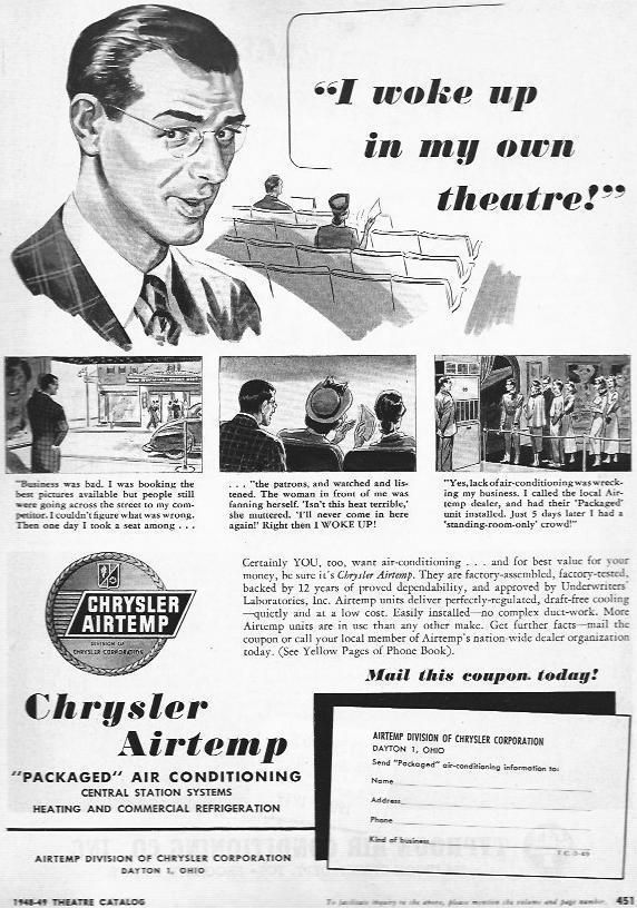 LAMINA 29439: Publicidad de Chrysler Airtemp