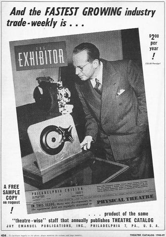 LAMINA 29440: Publicidad de The Exhibitor