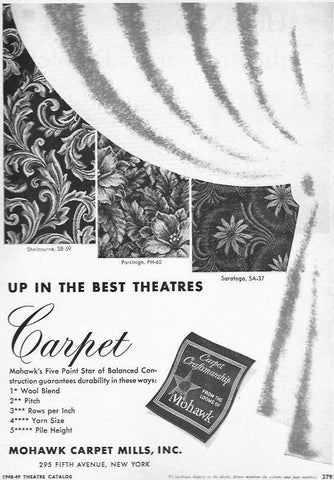 LAMINA 29411: Publicidad de Mohawk Carpet Mills Inc.