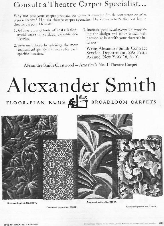 LAMINA 29412: Publicidad de Alexander Smith