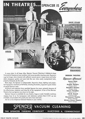 LAMINA 29414: Publicidad de Spencer Vacuum Cleaning