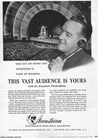 LAMINA 29415: Publicidad de Acousticon