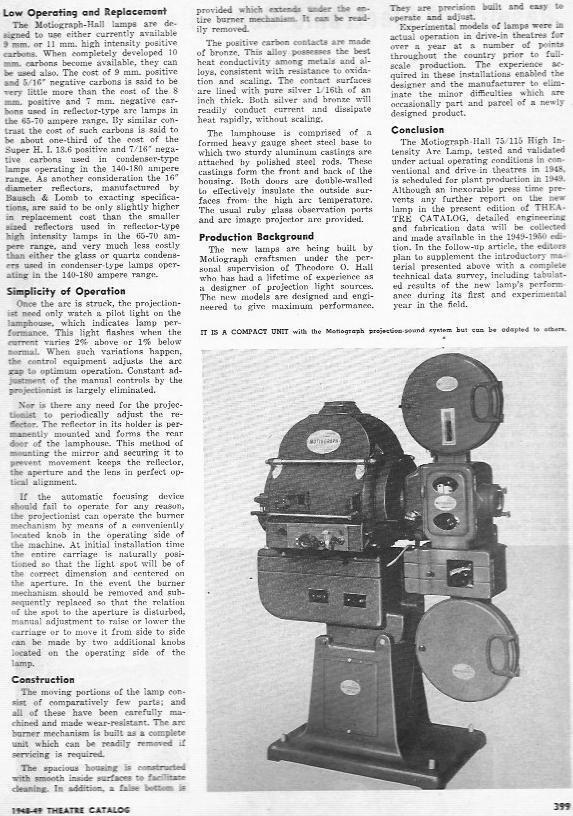 LAMINA 29417: Proyector Motiograph