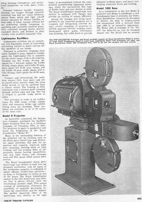 LAMINA 29419: Proyector Ballantyne