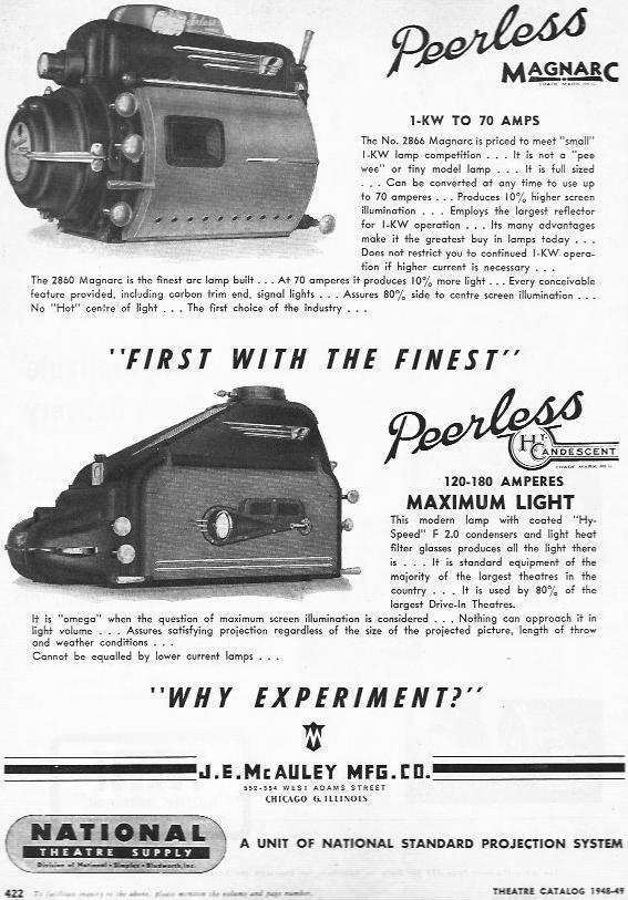 LAMINA 29428: Publicidad de J. E. McAuley MFG Co.