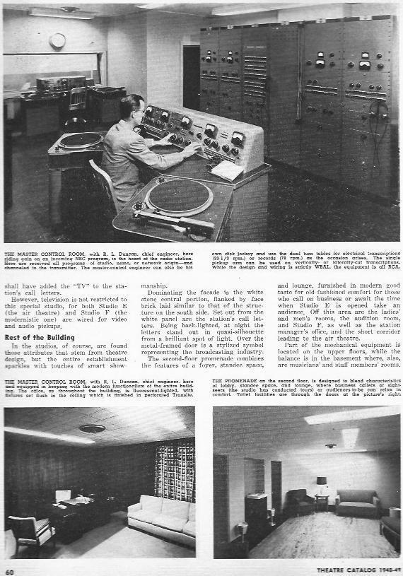 LAMINA 29265: Sala de control central de Radio Station Wbal de Baltimore