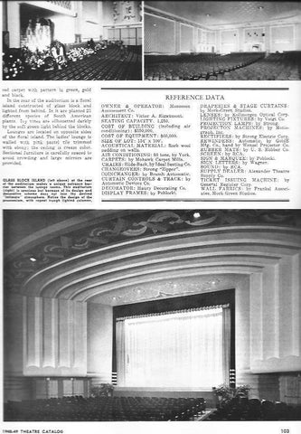 LAMINA 29286: Datos tecnicos The Vogue en Pittsburg, California