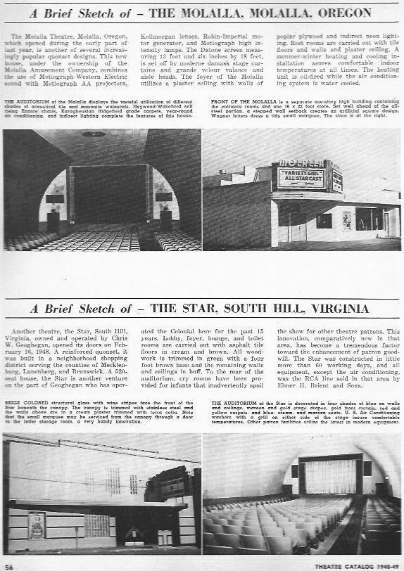LAMINA 29263: The Molalla en Oregon y The Star en Virginia