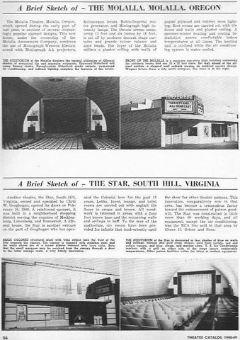 LAMINA 29263: The Molalla en Oregon y The Star en Virginia