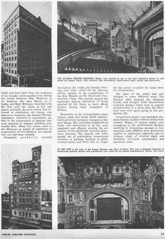 LAMINA 29241: The Olympia Theatre Building. Miami