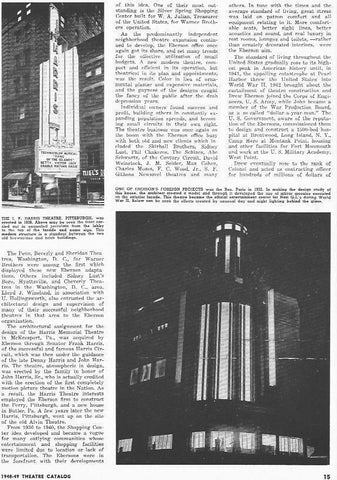 LAMINA 29242: Harris Theatre, Pittsburgh y el Rex de Paris