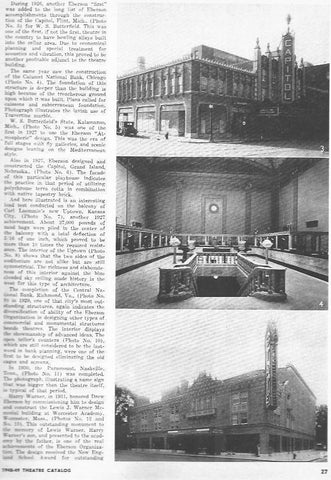 LAMINA 29248: El Capitol de Flint, Calumet National Bank de Chicago y Butterfield's State de Kalamazoo