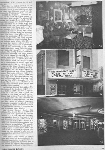 LAMINA 29250: Interiores de teatros de los Eberson