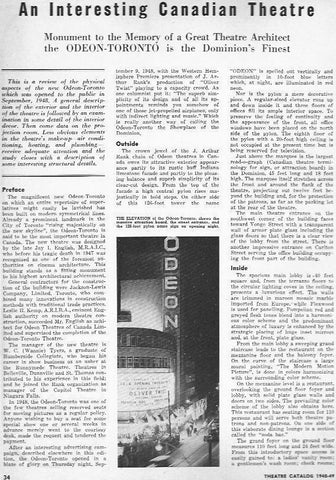 LAMINA 29251: El Odeon de Toronto, Canada