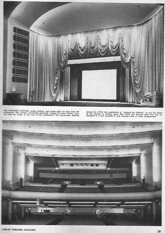 LAMINA 29255: Escenario del Odeon de Toronto, Canada