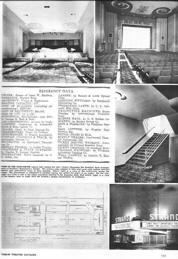 LAMINA 29290: Datos tecnicos del The Strand en Erie, Pennsylvania