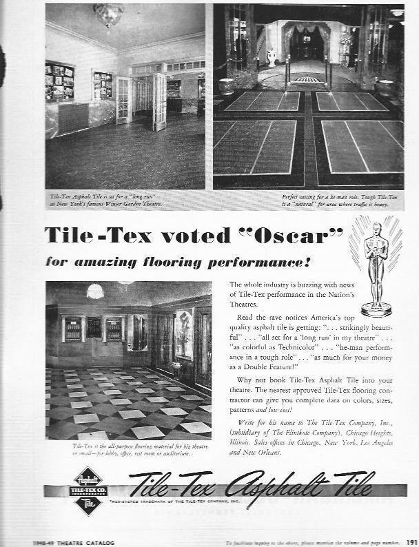 LAMINA 29329: Publicidad de Tile-Tex Asphalt Tile