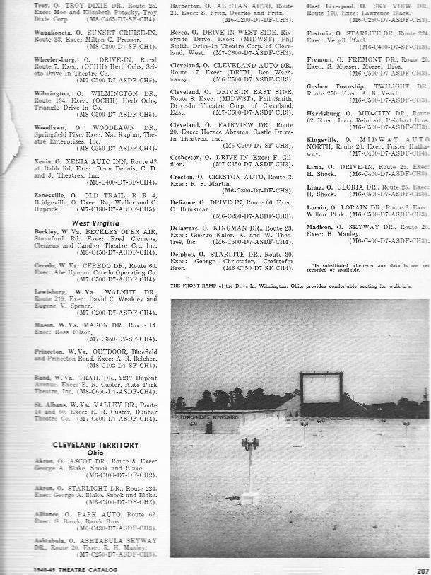 LAMINA 29334: Explanda del Drive-In de Wilmington, Ohio