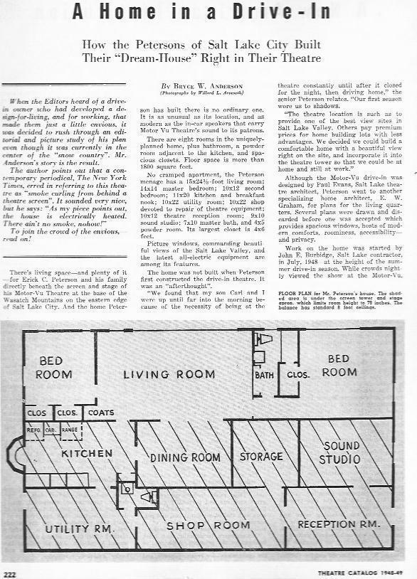 LAMINA 29341: Plano de la c asa de Mr. Peterson de Salt Lake City