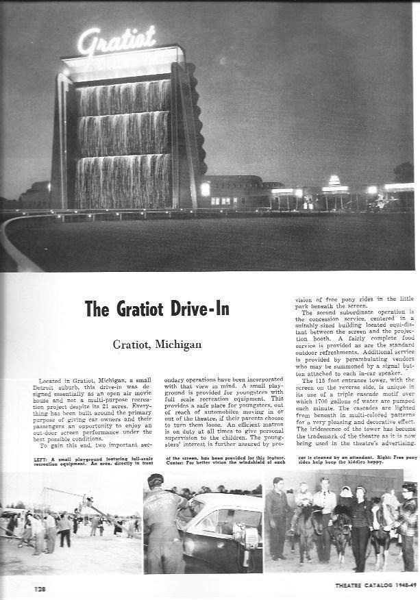 LAMINA 29298: The Gratiot Drive-In en Gratiot, Michigan