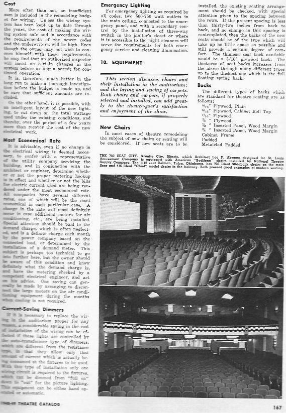 LAMINA 29317: Sala de butacas del Granite City, Illinois