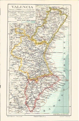 LAMINA V05826: Mapa de Valencia