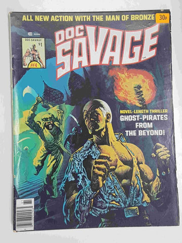 Doc Savage: num 4, vol. 1, april 1976 - Ghost Pirates from the beyond