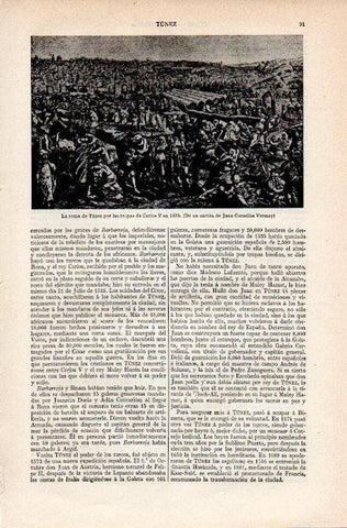 LAMINA V07558: La toma de Tunez por Carlos V