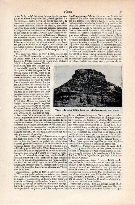LAMINA V07556: Colina de Beni-Barca en Tunez