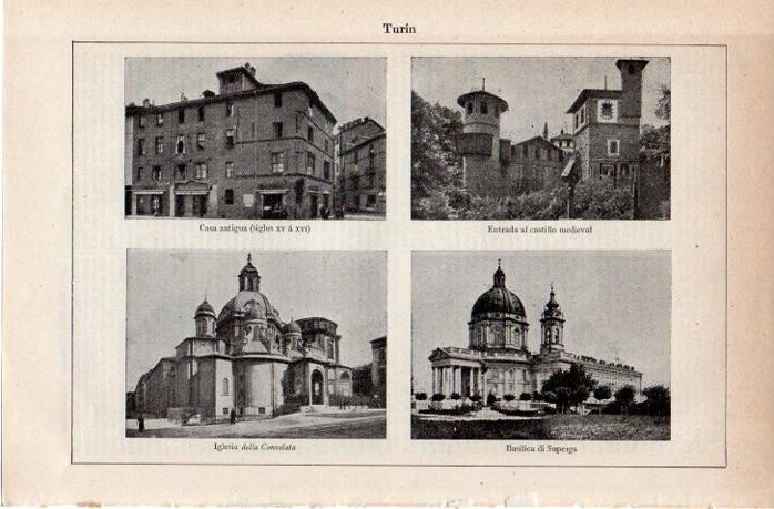 LAMINA V07593: Vistas de Turin
