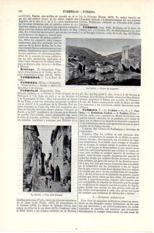LAMINA V07577: Trofeo de Augusto en La Turbie, Francia